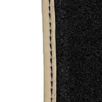Beige Floor Mats for Bentley Flying Spur (2005-2013) with Leather - AutoWin