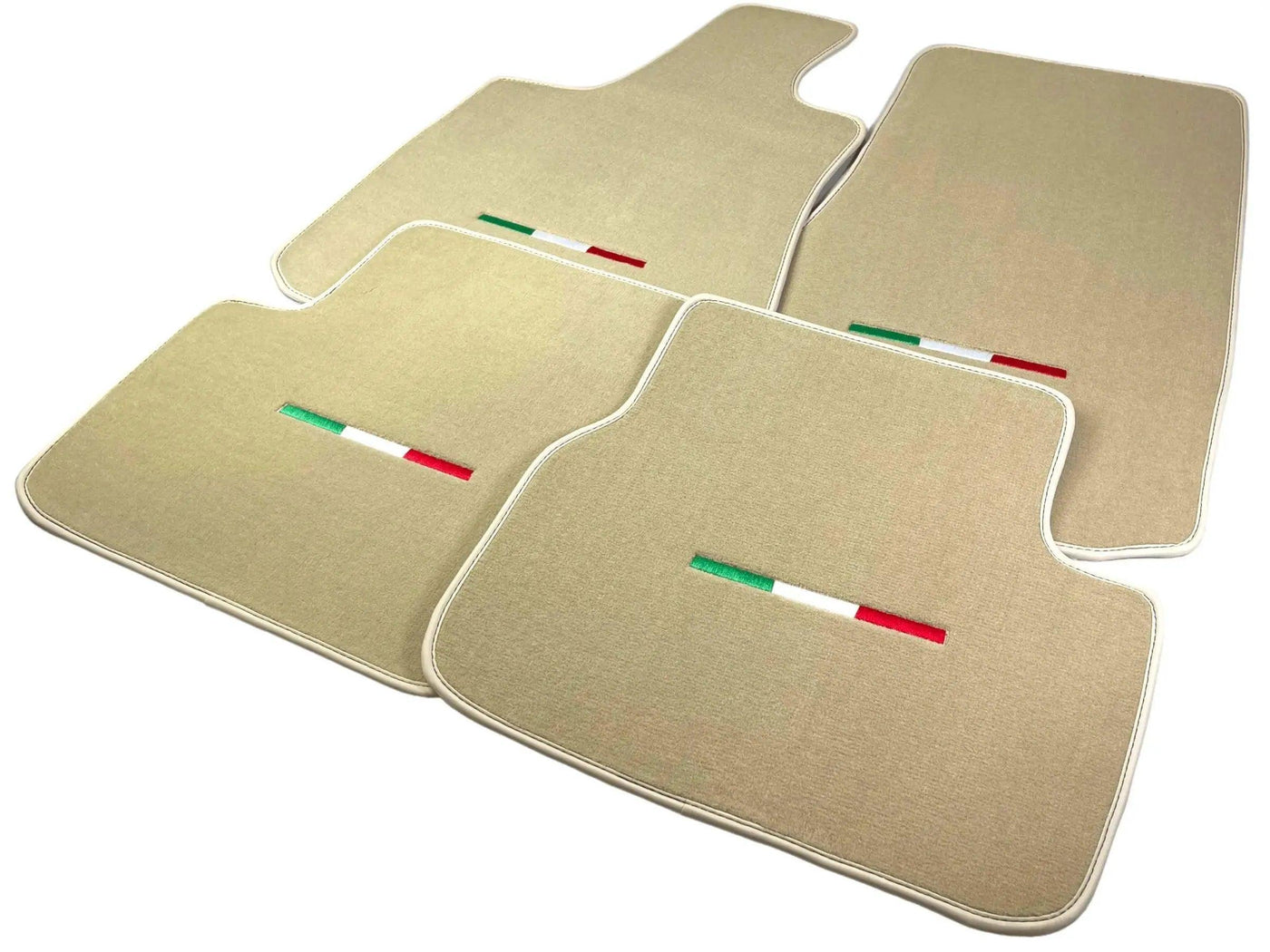 Beige Floor Mats For Maserati Levante (2017-2023) Italy Edition - AutoWin