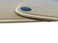 Beige Floor Mats For Mercedes-Benz SLK R170 (1996-1998) - AutoWin