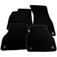 Black Floor Mats For A6 - C8 Sedan (2018-2023) - AutoWin