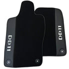 Black Floor Mats for Aston Martin DB11 (2016–2023) with Leather - AutoWin