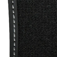 Black Floor Mats for Aston Martin DB11 (2016–2023) with Leather - AutoWin