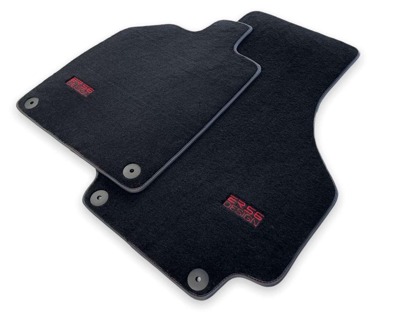 Black Floor Mats For Audi R8 2015-2023 ER56 Design - AutoWin