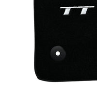 Black Floor Mats for Audi TT MK2 Convertible (2006-2014) - AutoWin