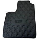 Black Floor Mats for Bentley Continental GTC (2011–2018) with Leather | ER56 Design - AutoWin