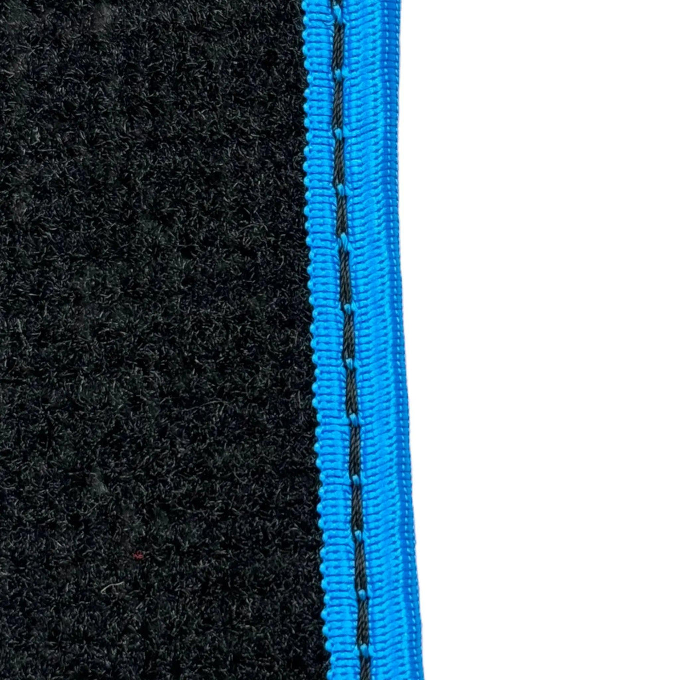 Black Floor Mats For BMW 5 Series G30 | Sky Blue Trim - AutoWin
