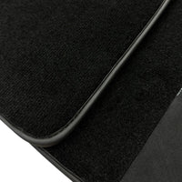 Black Floor Mats for BMW 5 Series G30 Sedan (2016-2023) with Alcantara Leather - AutoWin