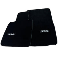 Black Floor Mats for BMW Z4 Series E86 Coupe (2003-2008) - AutoWin