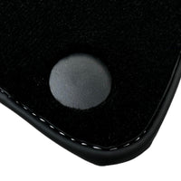 Black Floor Mats for Ferrari California (2008-2014) with Beige Tradizione Nappa Leather - AutoWin