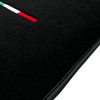 Black Floor Mats For Ferrari GTC4 Lusso (2016-2023) Italian Edition - AutoWin