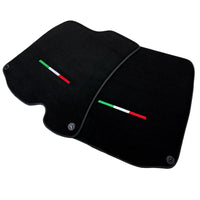 Black Floor Mats For Ferrari Roma (2021-2024) Italian Edition - AutoWin