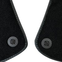 Black Floor Mats for Ferrari Roma (2021-2024) with Leather - AutoWin