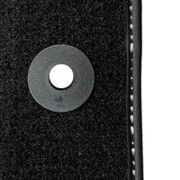 Black Floor Mats For Ford Mustang V FL (2011-2014) With Pony - AutoWin