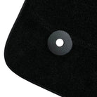 Black Floor Mats For Ford Mustang VI (2015-2023) With Pony - AutoWin