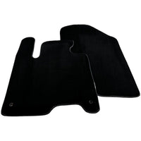 Black Floor Mats for Kia Carens (2013-2024) Distance Fixing Points (Driver) 37,5 cm - AutoWin