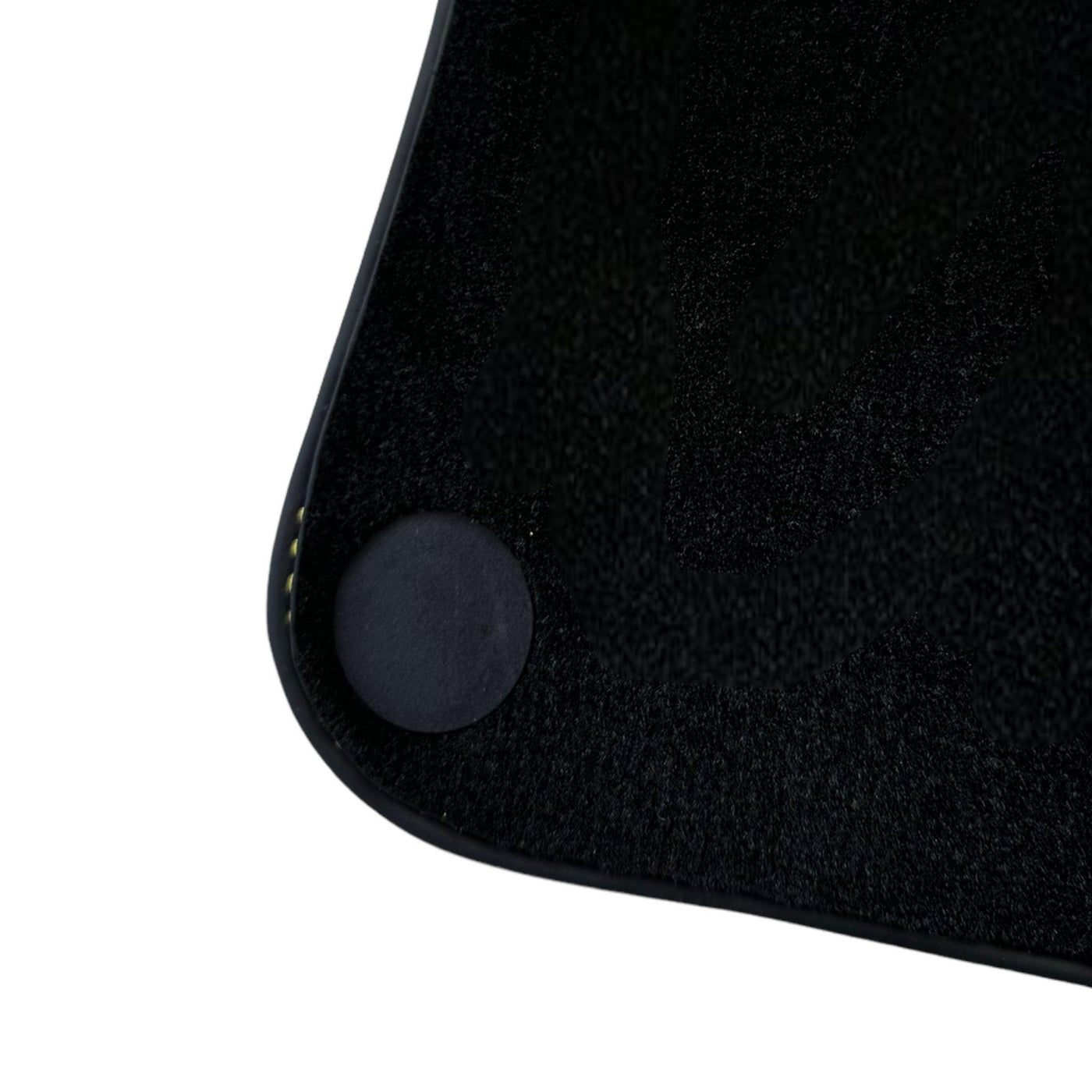 Black Floor Mats for Lamborghini Aventador With Red Leather - AutoWin