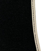 Black Floor Mats For Mercedes-Benz C Class W202 (1993-2000) ER56 Design - AutoWin