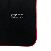 Black Floor Mats For Mercedes-Benz C Class W202 (1993-2000) ER56 Design | Red Trim - AutoWin