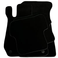 Black Floor Mats For Mercedes-Benz C-Class W204 (2007-2014) - AutoWin