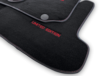 Black Floor Mats For Mercedes Benz CLK-Class C208 Coupe (1997-2002) | Limited Edition - AutoWin