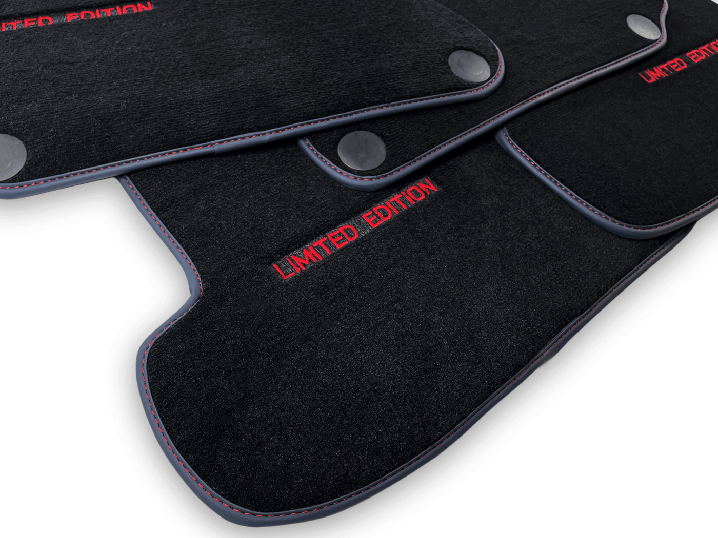 Black Floor Mats For Mercedes Benz CLK-Class C209 Coupe (2002-2009) | Limited Edition - AutoWin