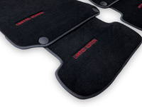 Black Floor Mats For Mercedes Benz CLS-Class C218 Coupe Facelift (2014-2018) | Limited Edition - AutoWin
