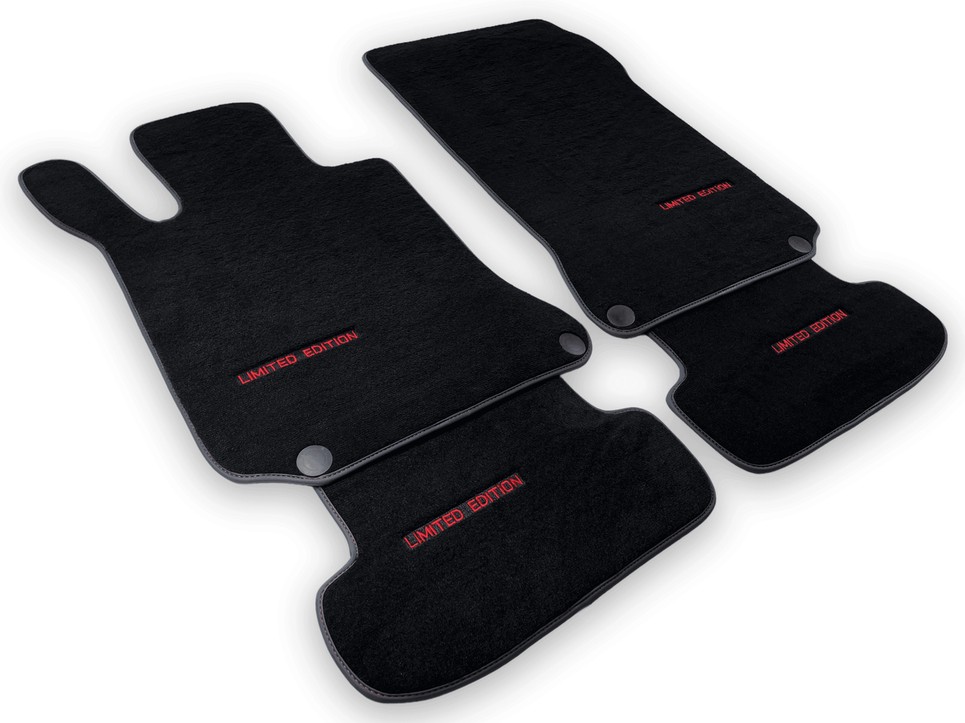 Black Floor Mats For Mercedes Benz CLS-Class C218 Coupe Facelift (2014-2018) | Limited Edition - AutoWin