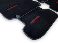 Black Floor Mats For Mercedes Benz E-Class C207 Coupe (2009-2013) | Limited Edition - AutoWin