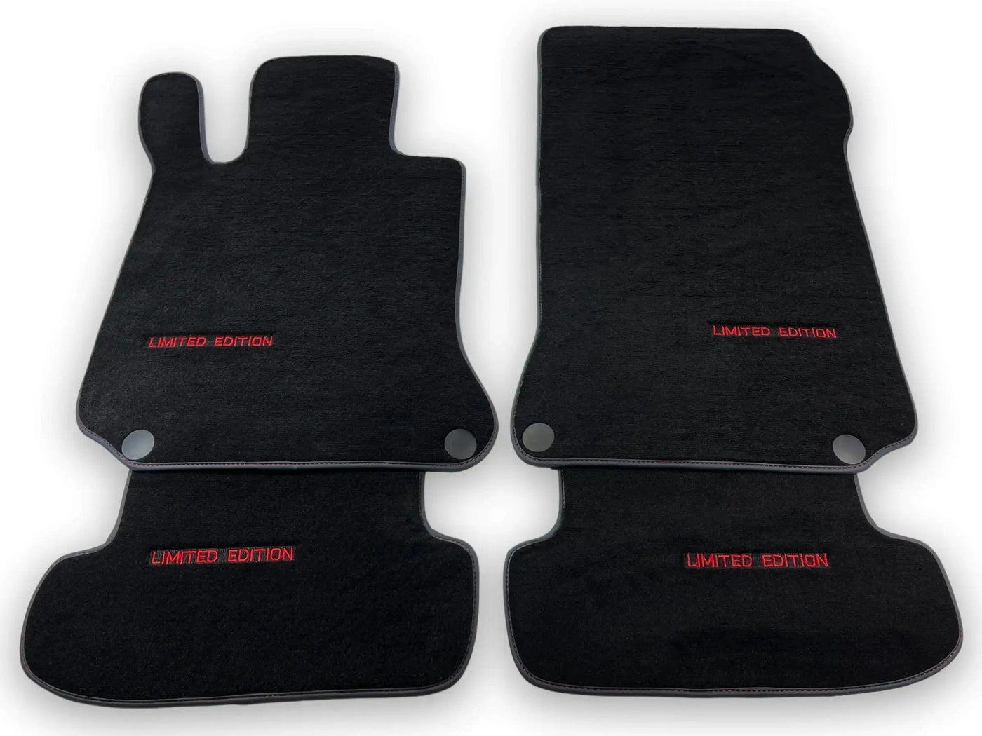 Black Floor Mats For Mercedes Benz E-Class S210 Estate 4Matic (1996-2003) | Limited Edition - AutoWin