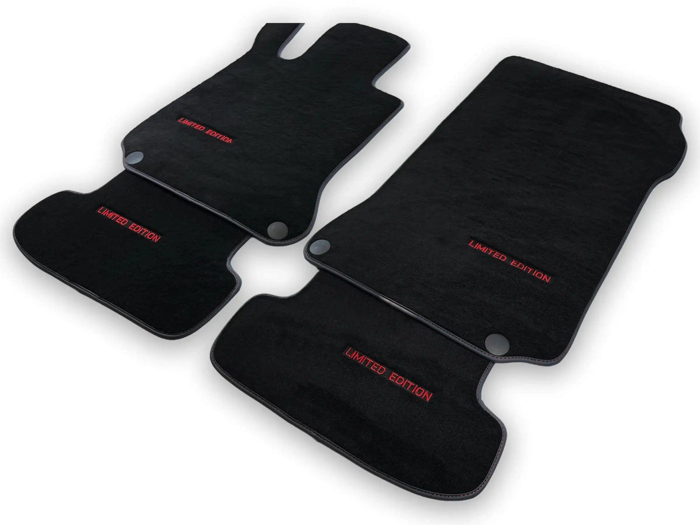 Black Floor Mats For Mercedes Benz E-Class S213 Estate (2020-2023) Hybrid | Limited Edition - AutoWin