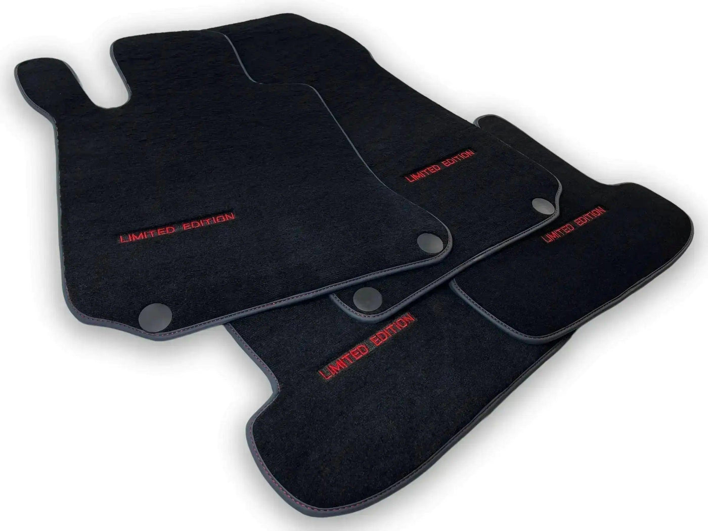 Black Floor Mats For Mercedes Benz GLA-Class X156 (2017-2020) | Limited Edition - AutoWin