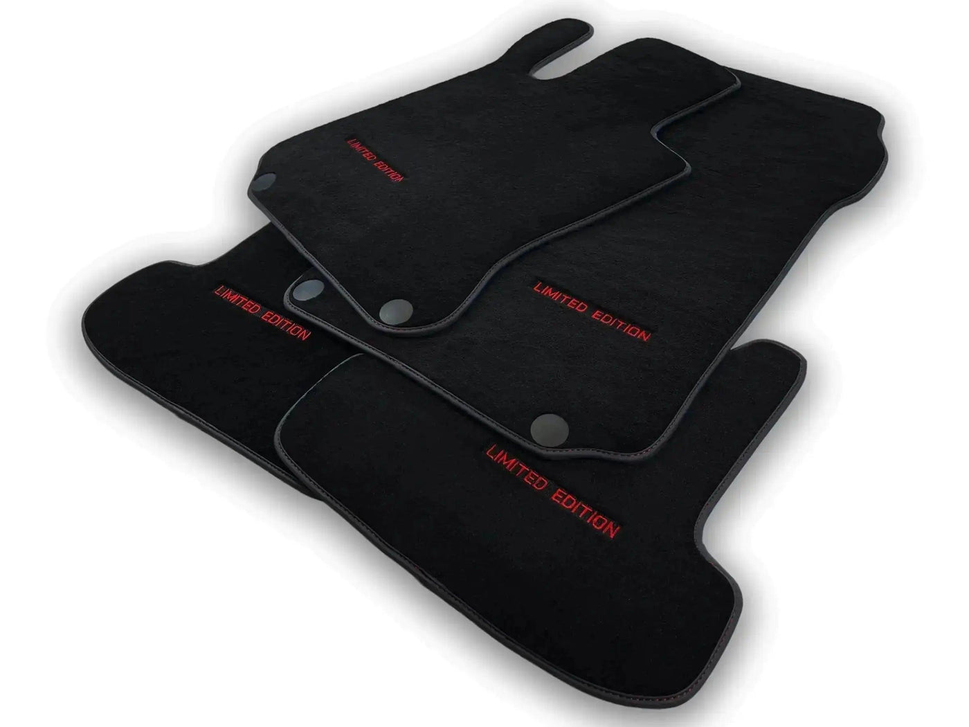 Black Floor Mats For Mercedes Benz GLC-Class X254 SUV 300e 4Matic (2023-2024) | Limited Edition - AutoWin