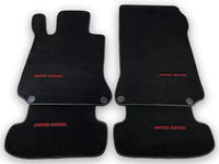 Black Floor Mats For Mercedes Benz GLK-Class X204 (2008-2012) | Limited Edition - AutoWin