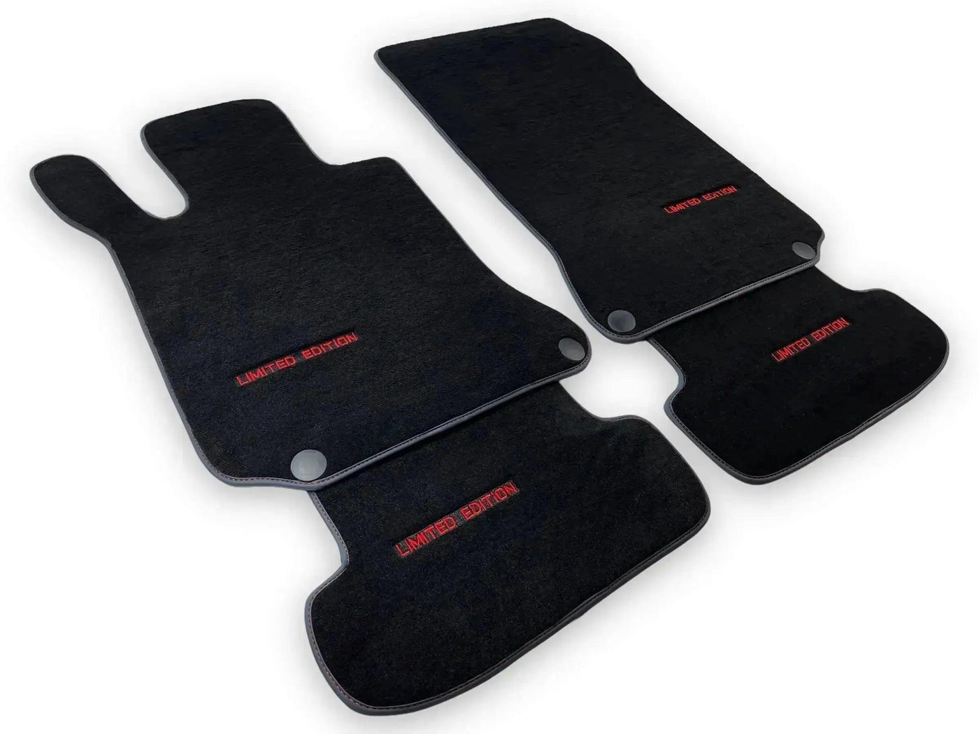 Black Floor Mats For Mercedes Benz S-Class W220 (1998-2005) Long Wheelbase | Limited Edition - AutoWin