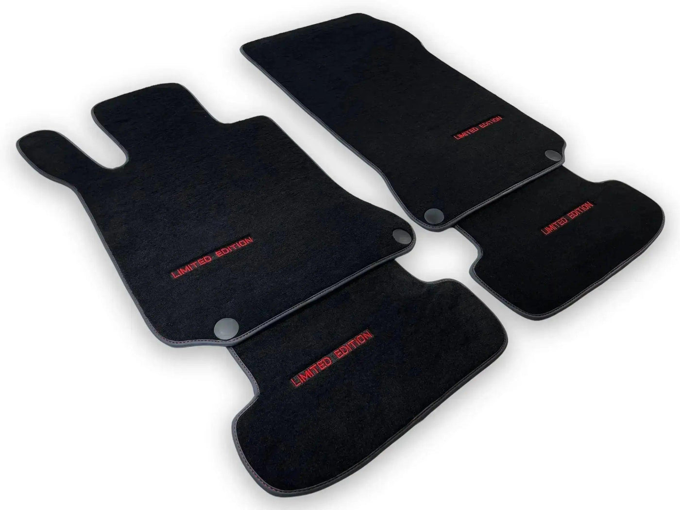 Black Floor Mats For Mercedes Benz S-Class X222 Maybach (2015-2021) | Limited Edition - AutoWin