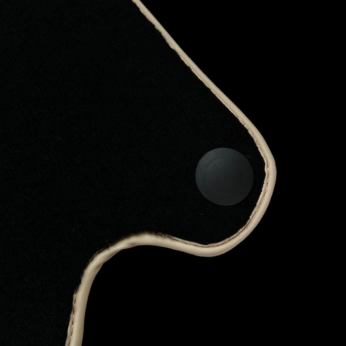 Black Floor Mats For Mercedes-Benz SL-Class R230 (2001-2012) Beige Trim - AutoWin