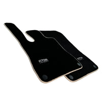 Black Floor Mats For Mercedes-Benz SLK-Class R170 (2000-2004) ER56 Design - AutoWin