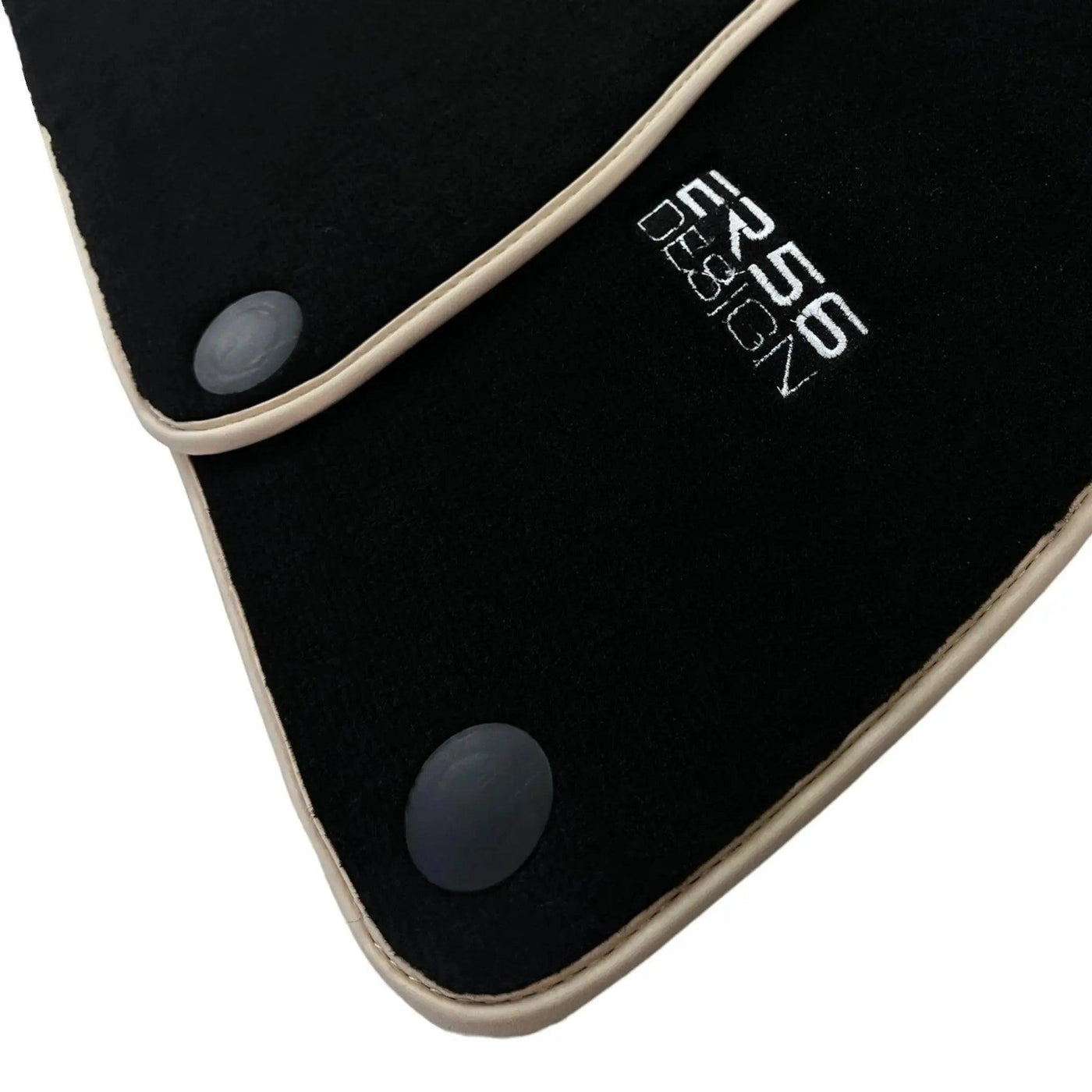 Black Floor Mats For Mercedes-Benz SLK-Class R171 (2004-2011) ER56 Design - AutoWin