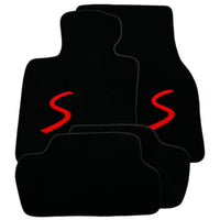 Black Floor Mats for Mini Cabrio R52 Convertible (2004-2009) - AutoWin