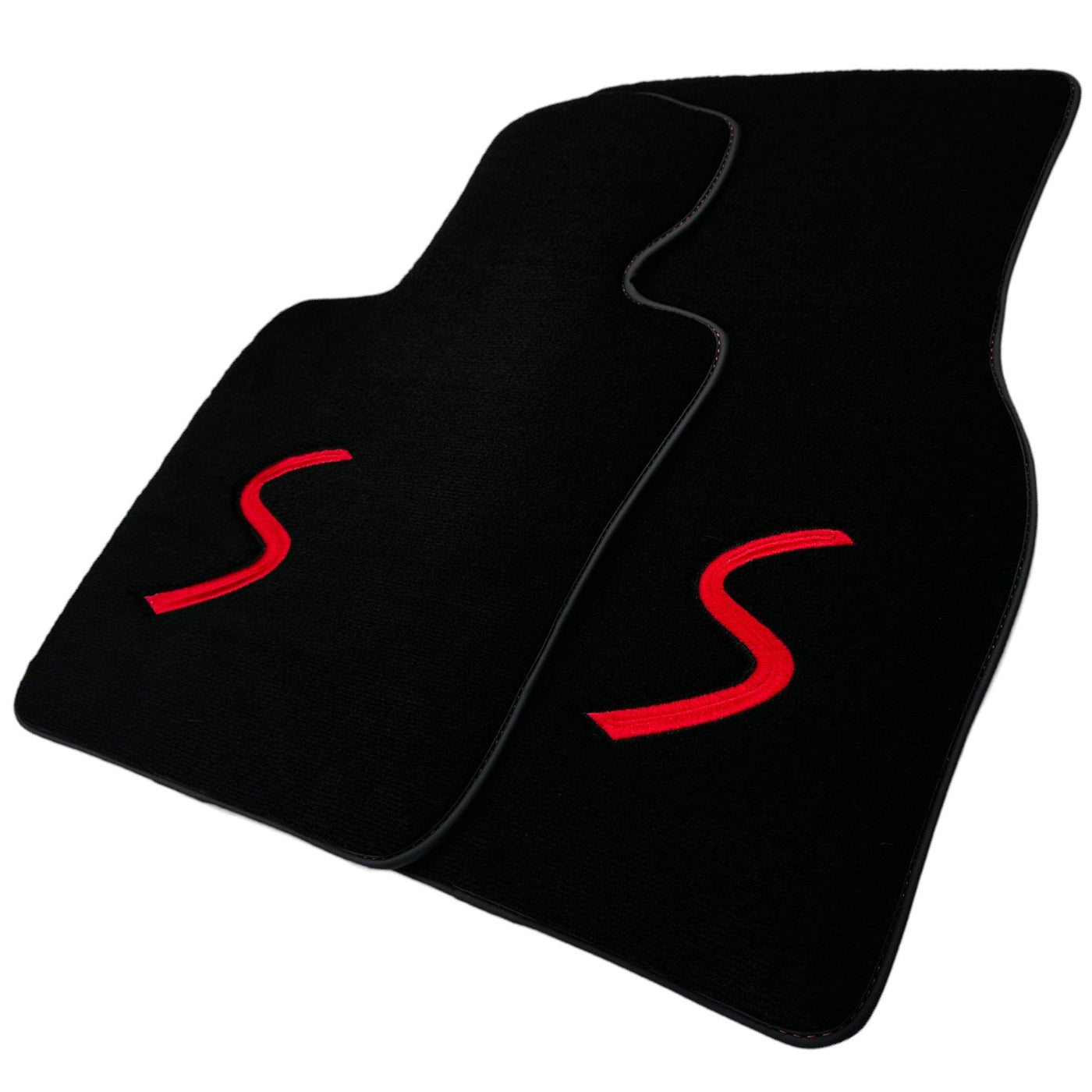 Black Floor Mats for Mini Cooper / One F55 5-doors (2015-2023) - AutoWin