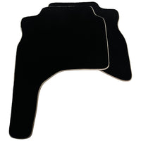 Black Floor Mats For Mitsubishi Pajero Sport (1996-2006) ER56 Design - AutoWin
