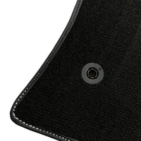 Black Floor Mats For Mitsubishi Pajero V80 (2006-2011) - AutoWin