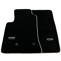 Black Floor Mats For Mitsubishi Pajero V80 (2006-2011) ER56 Design - AutoWin