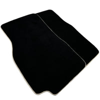 Black Floor Mats for Nissan Patrol (1988-1998) | Beige Trim - AutoWin