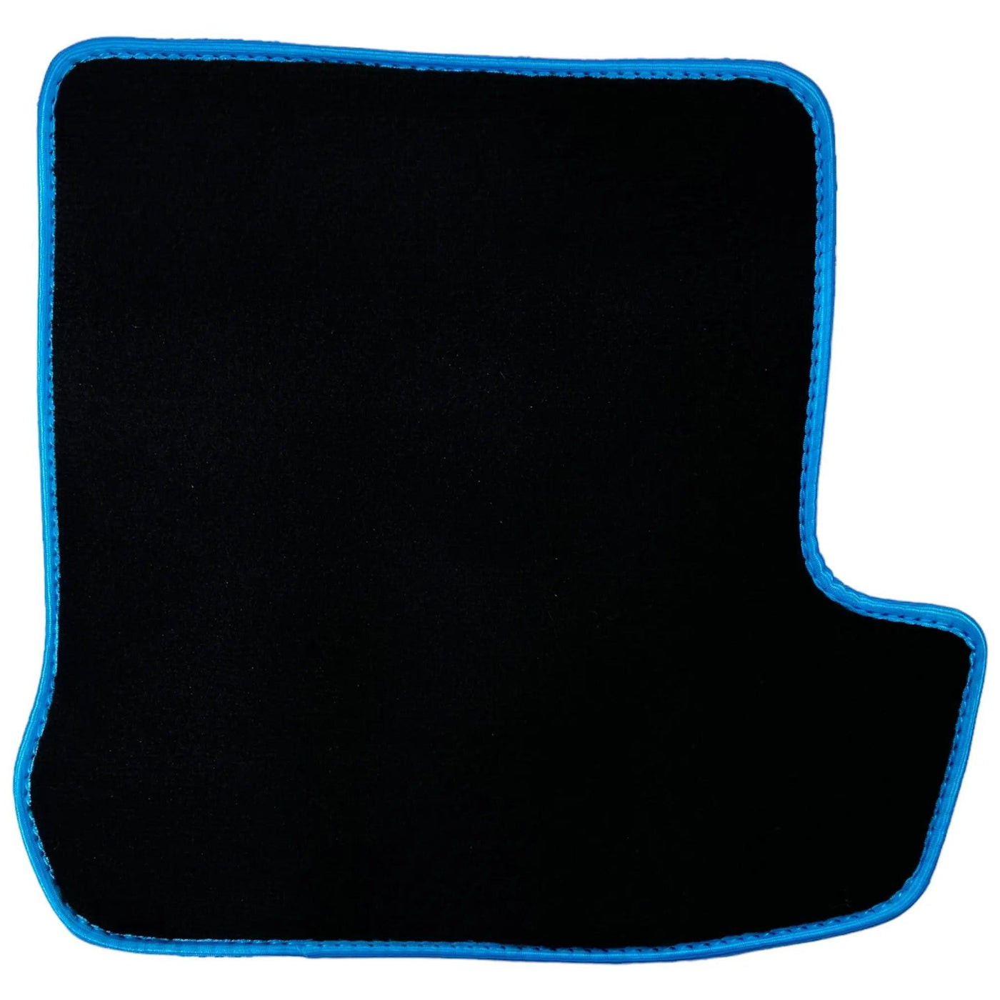 Black Floor Mats for Porsche 911 - 992 (2019-2024) with Blue Trim - AutoWin