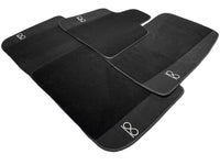 Black Floor Mats For Rolls Royce Black Badge Cullinan - AutoWin