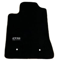 Black Floor Mats For Toyota Corolla E12 (2001-2007) ER56 Design - AutoWin