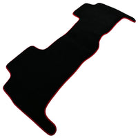 Black Floor Mats For Toyota Land Cruiser 200 (2008-2012) Red Trim | ER56 Design - AutoWin