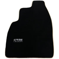Black Floor Mats For Toyota Land Cruiser 80 (1985-1997) Beige Trim | ER56 Design - AutoWin