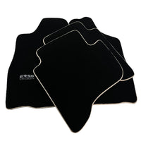Black Floor Mats For Toyota Land Cruiser 90 (1997-2003) Beige Trim | ER56 Design - AutoWin